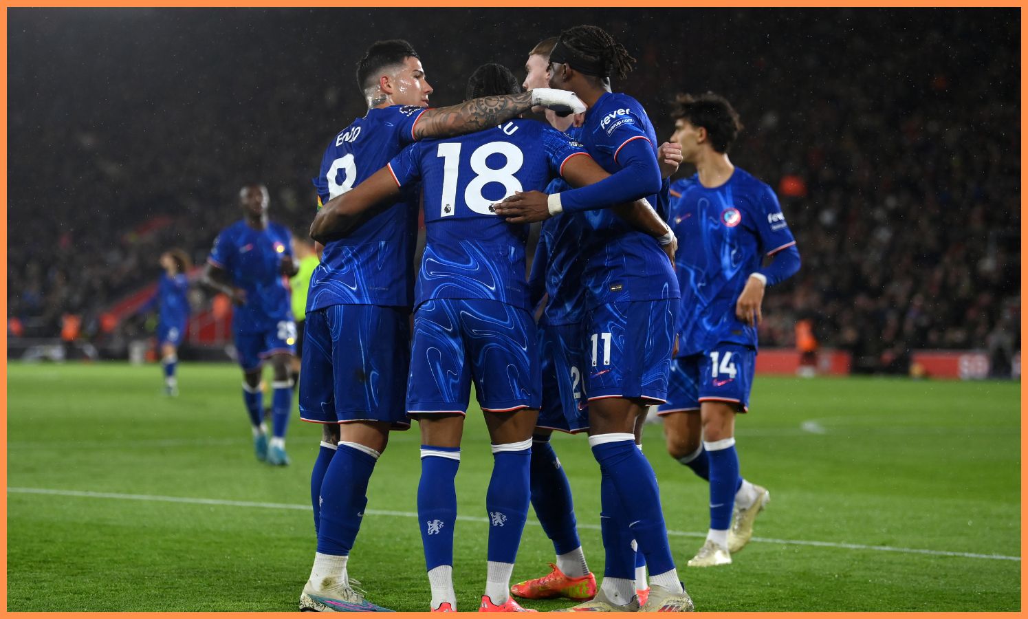 Chelsea players