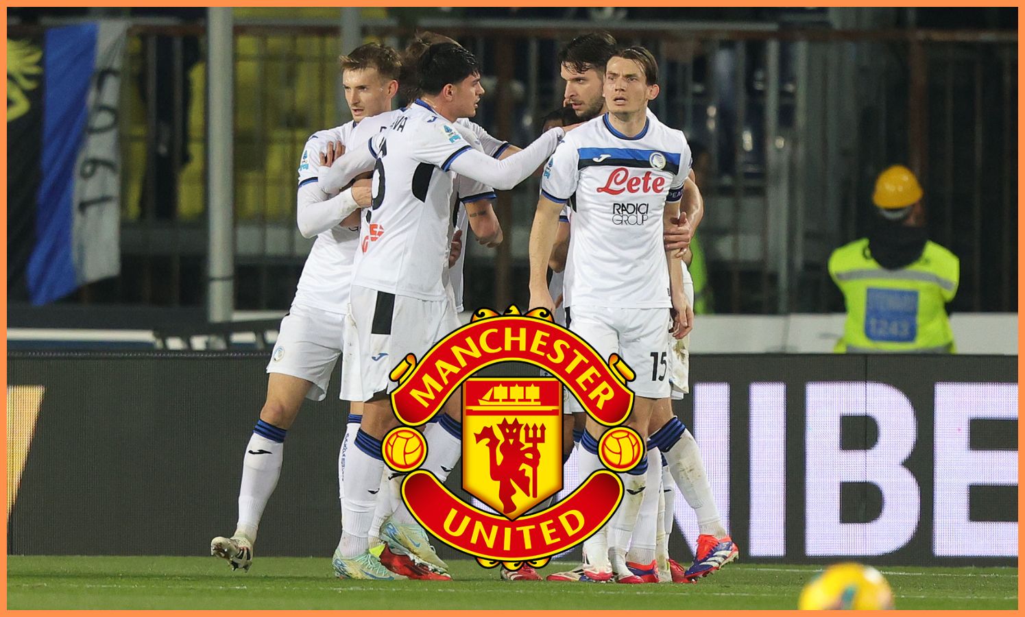 Atalanta players celebrate