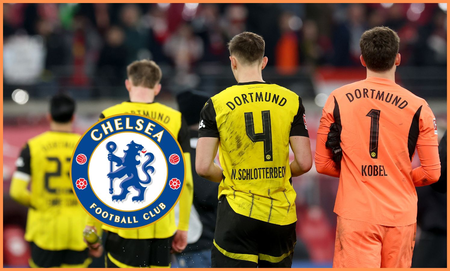 Borussia Dortmund players in action