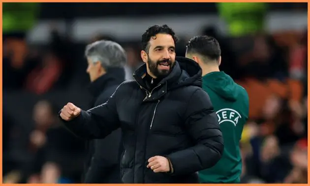 Man United manager Ruben Amorim