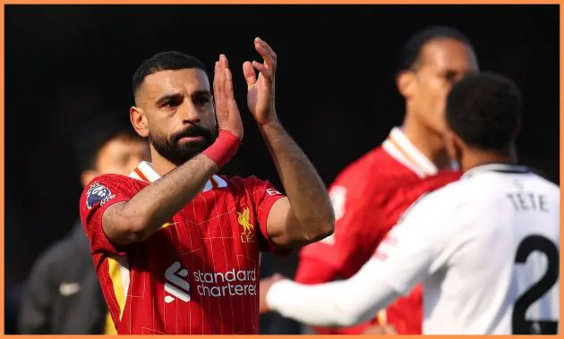 Liverpool attacker Mohamed Salah