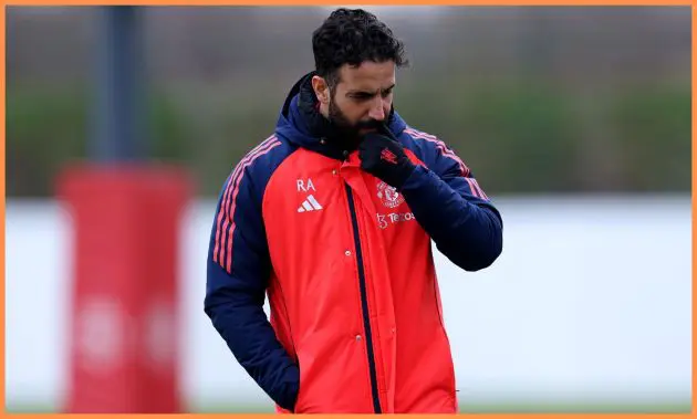 Man United manager Ruben Amorim
