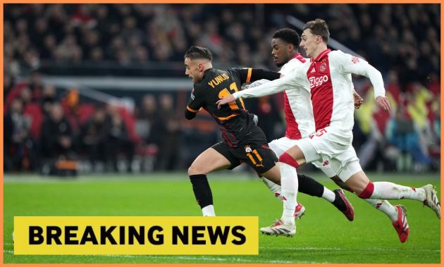 Jorrel Hato in action for Ajax