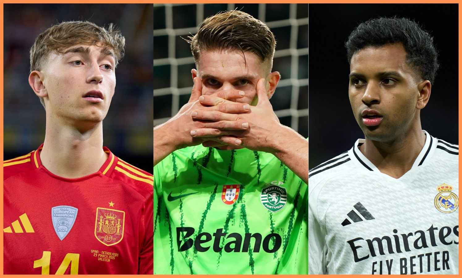 Dean Huijsen, Viktor Gyokeres and Rodrygo Goes