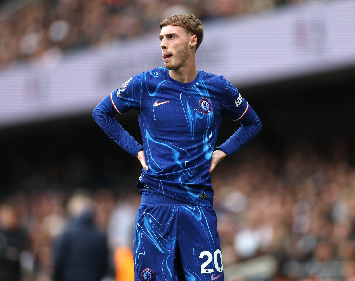 Cole Palmer during Chelsea's win over Fulham