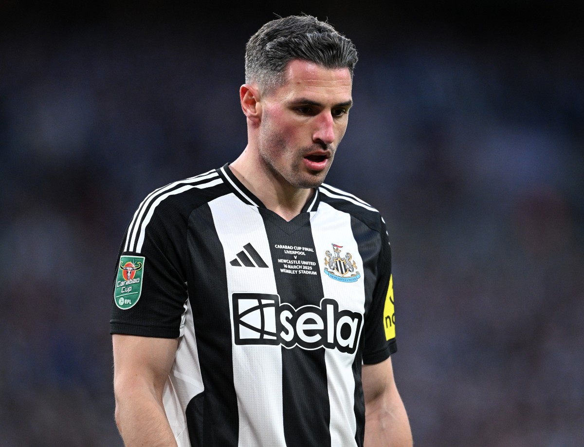 Fabian Schar in action for Newcastle