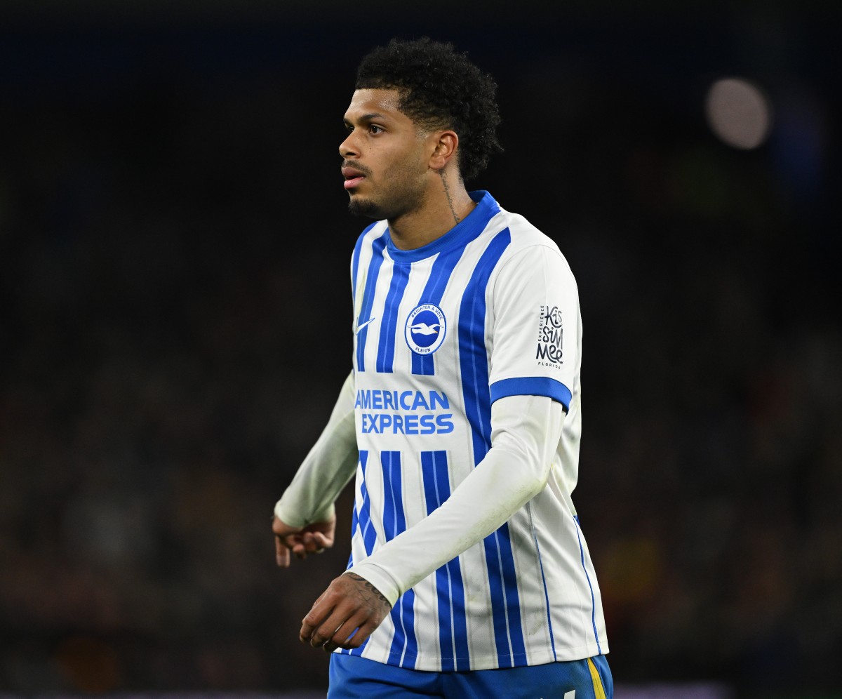 Georginio Rutter in action for Brighton