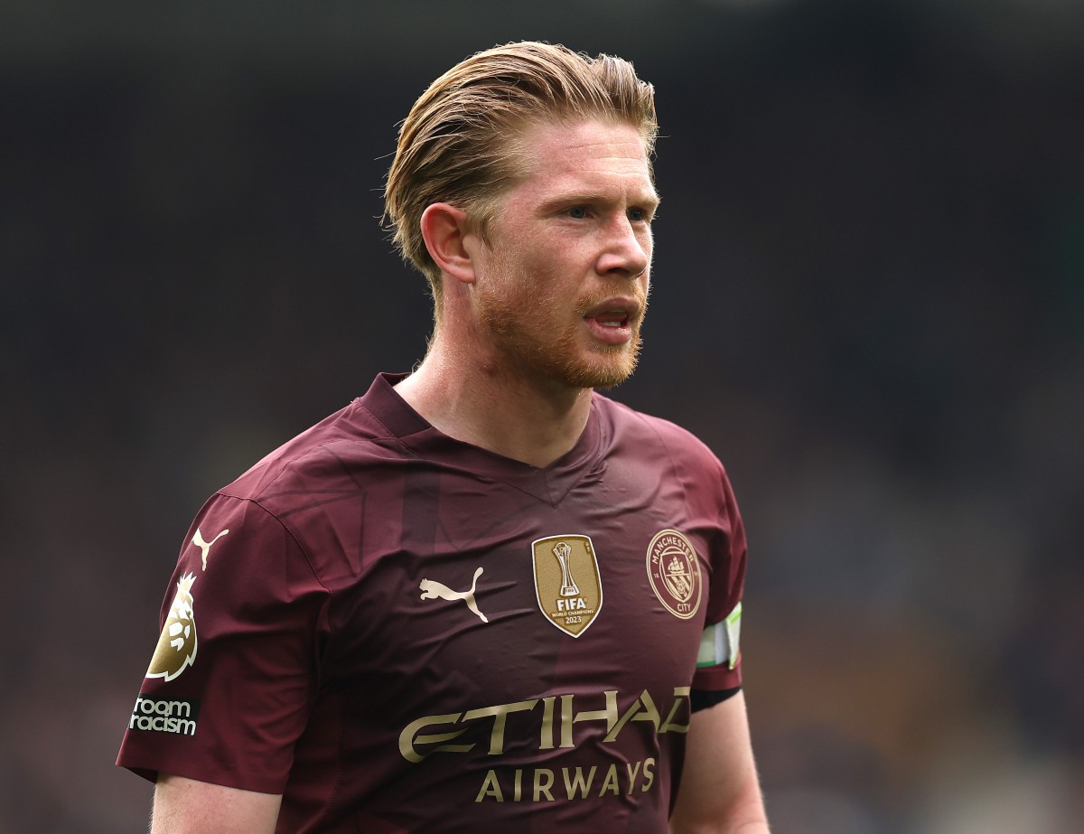 Kevin De Bruyne in action for Manchester City