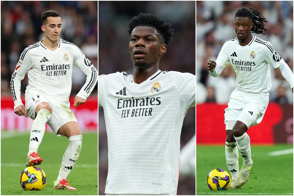 Lucas Vazquez, Aurelien Tchouameni, and Eduardo Camavinga