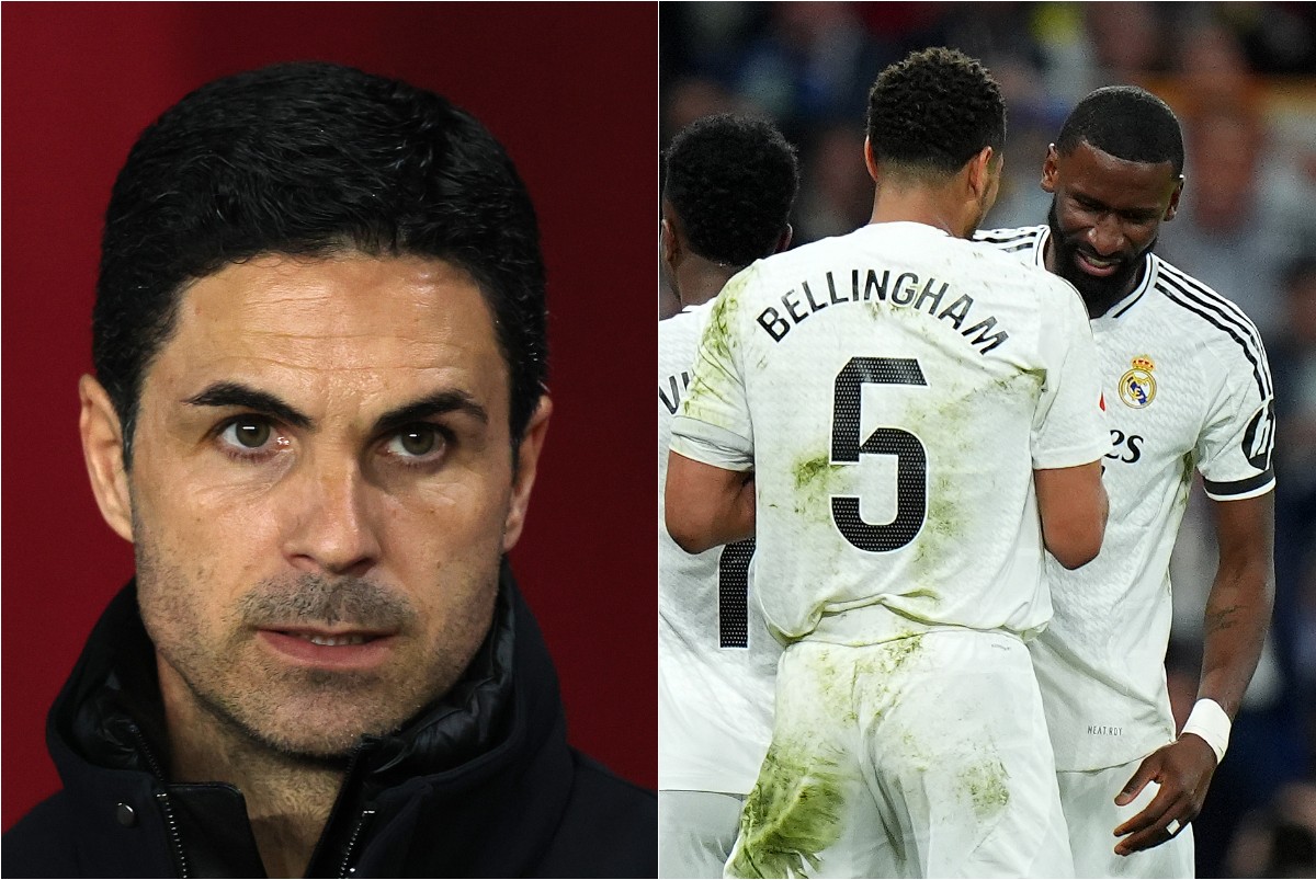 Mikel Arteta, Jude Bellingham and Antonio Rudiger