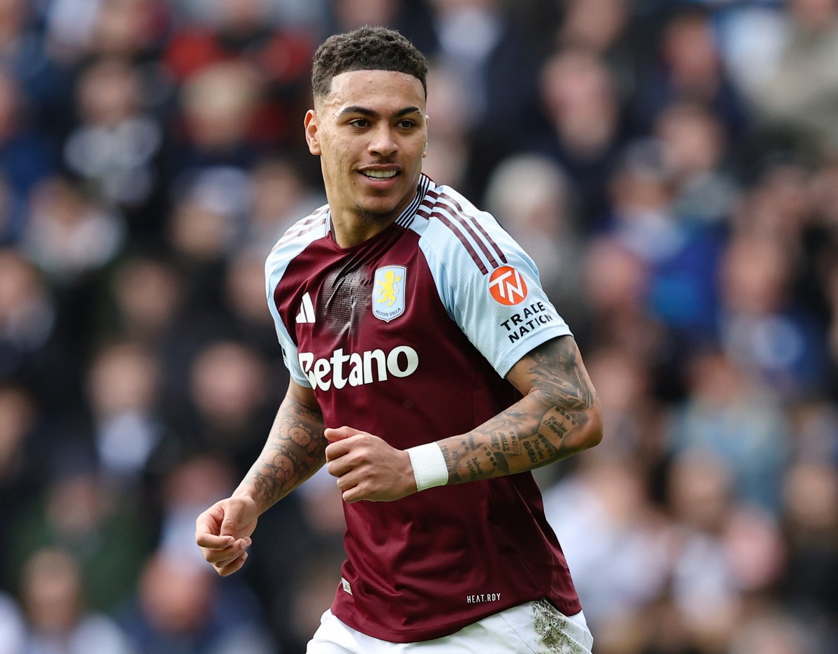 Morgan Rogers in action for Aston Villa