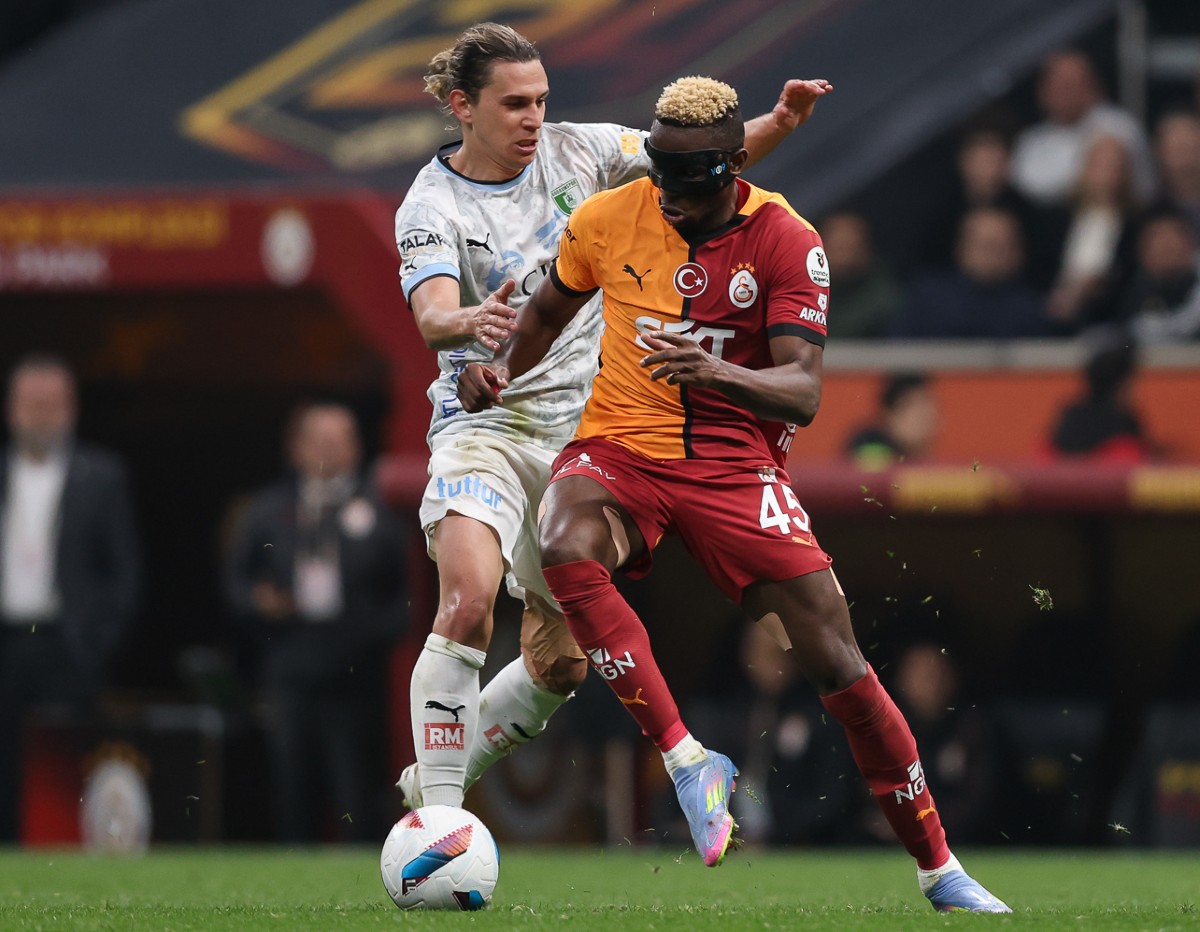 Victor Osimhen in action for Galatasaray