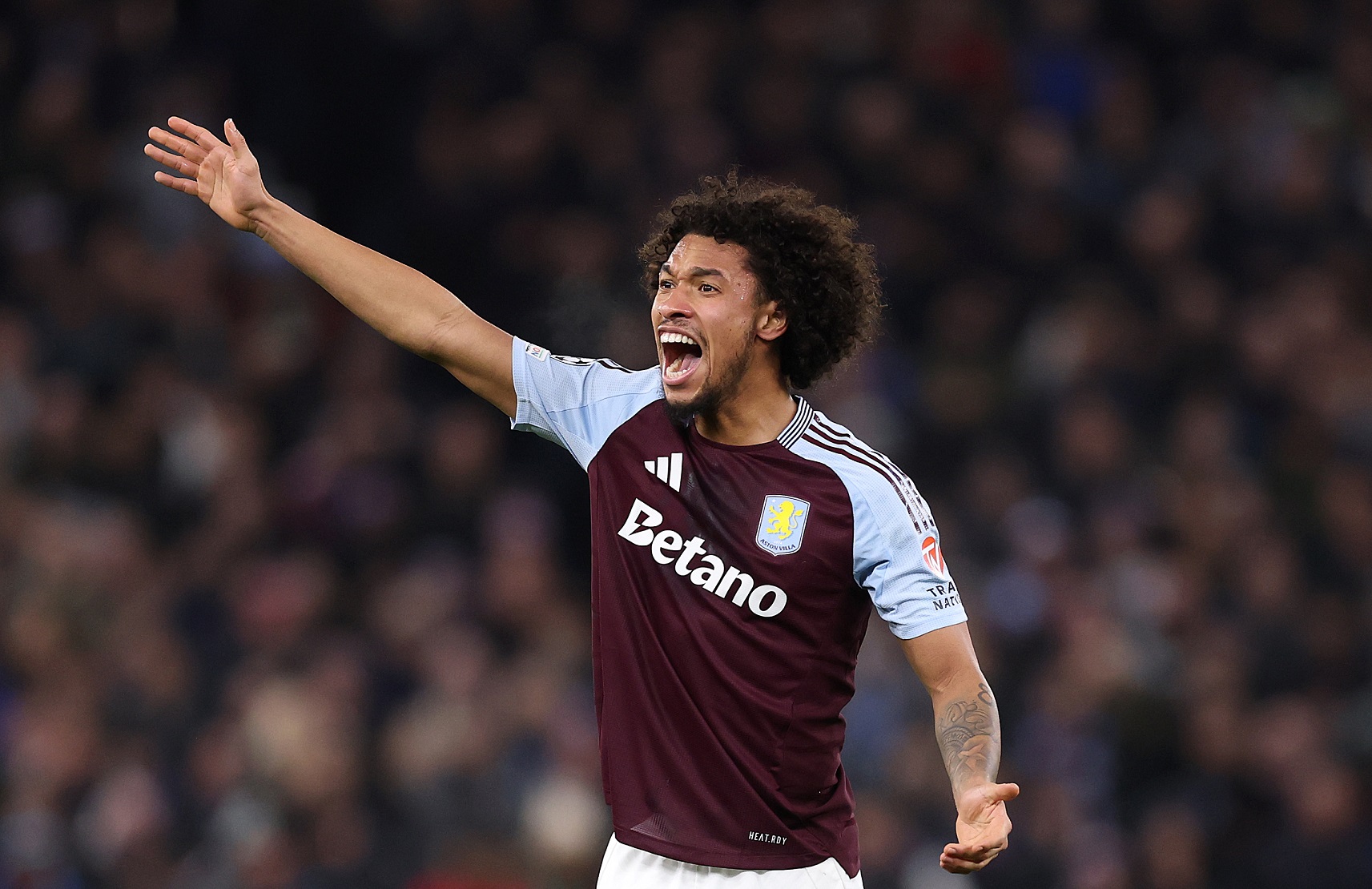 Aston Villa midfielder Boubacar Kamara