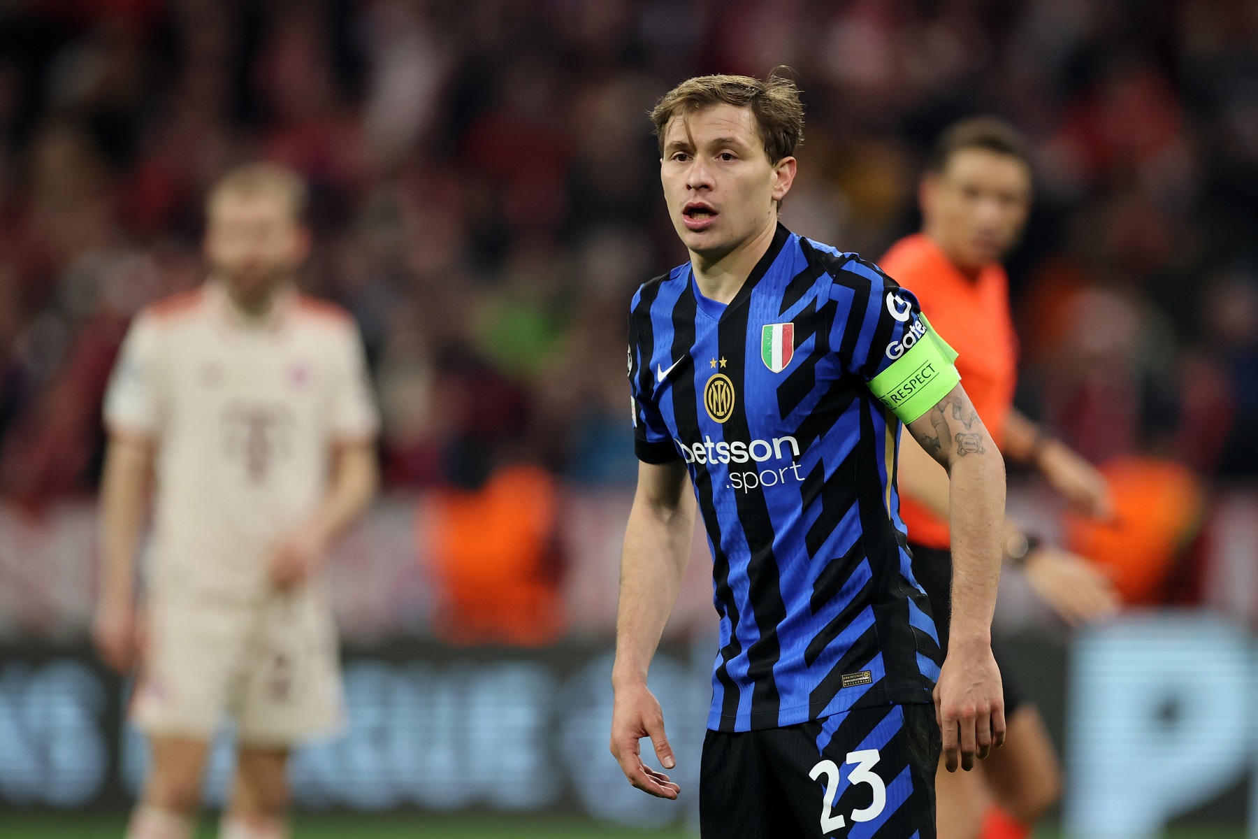 Nicolo Barella in action for Inter Milan