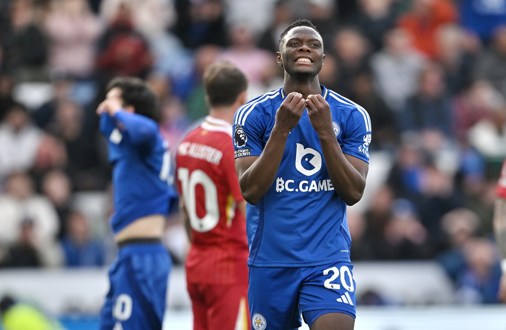 Leicester City striker Patson Daka