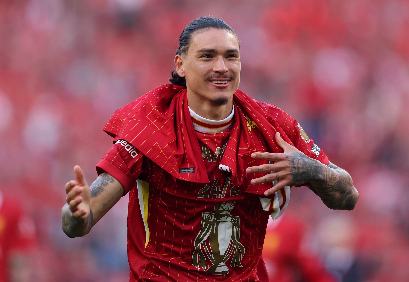 Liverpool striker Darwin Nunez 