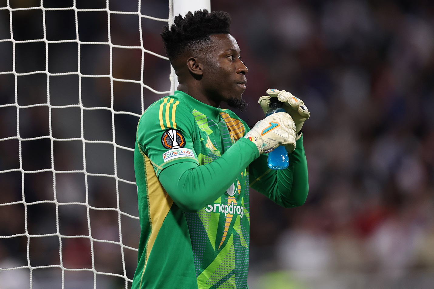 Andre Onana in action at Man United