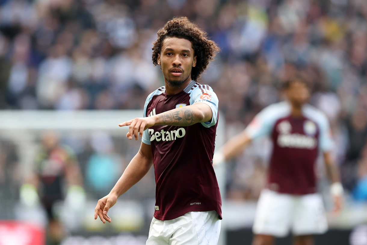 Aston Villa midfielder Boubacar Kamara