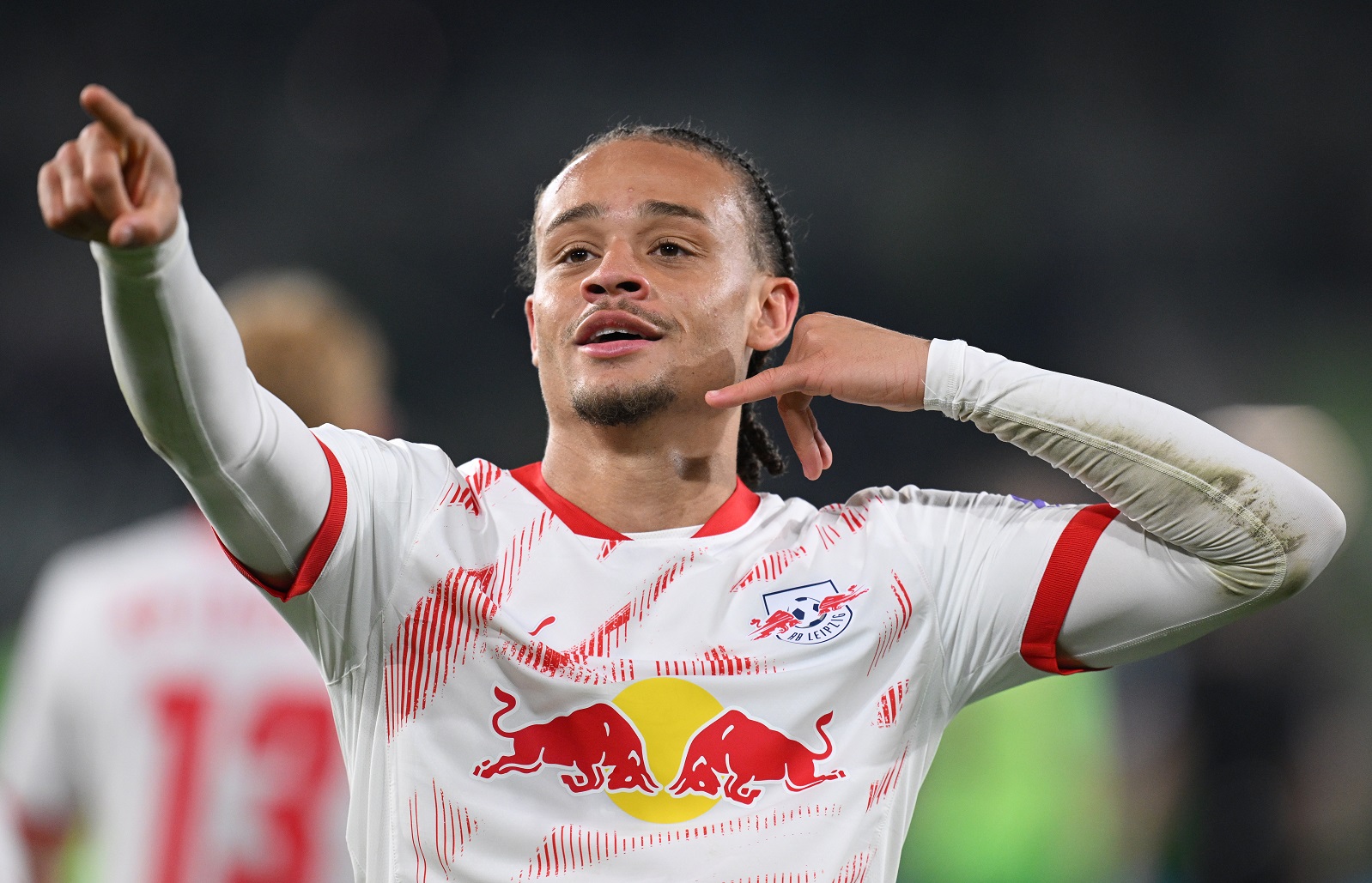 Xavi Simons in action for RB Leipzig