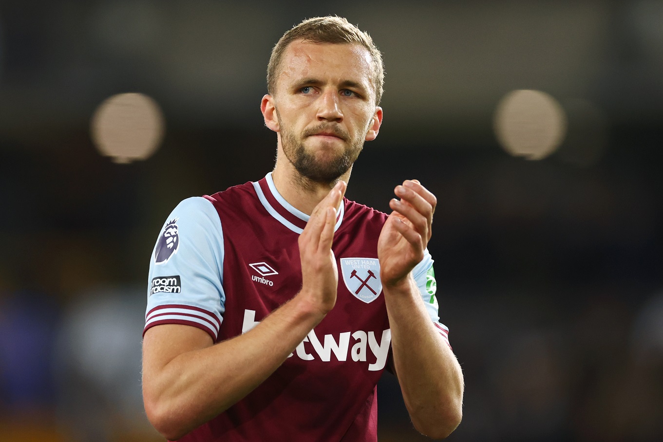 West Ham midfielder Tomas Soucek