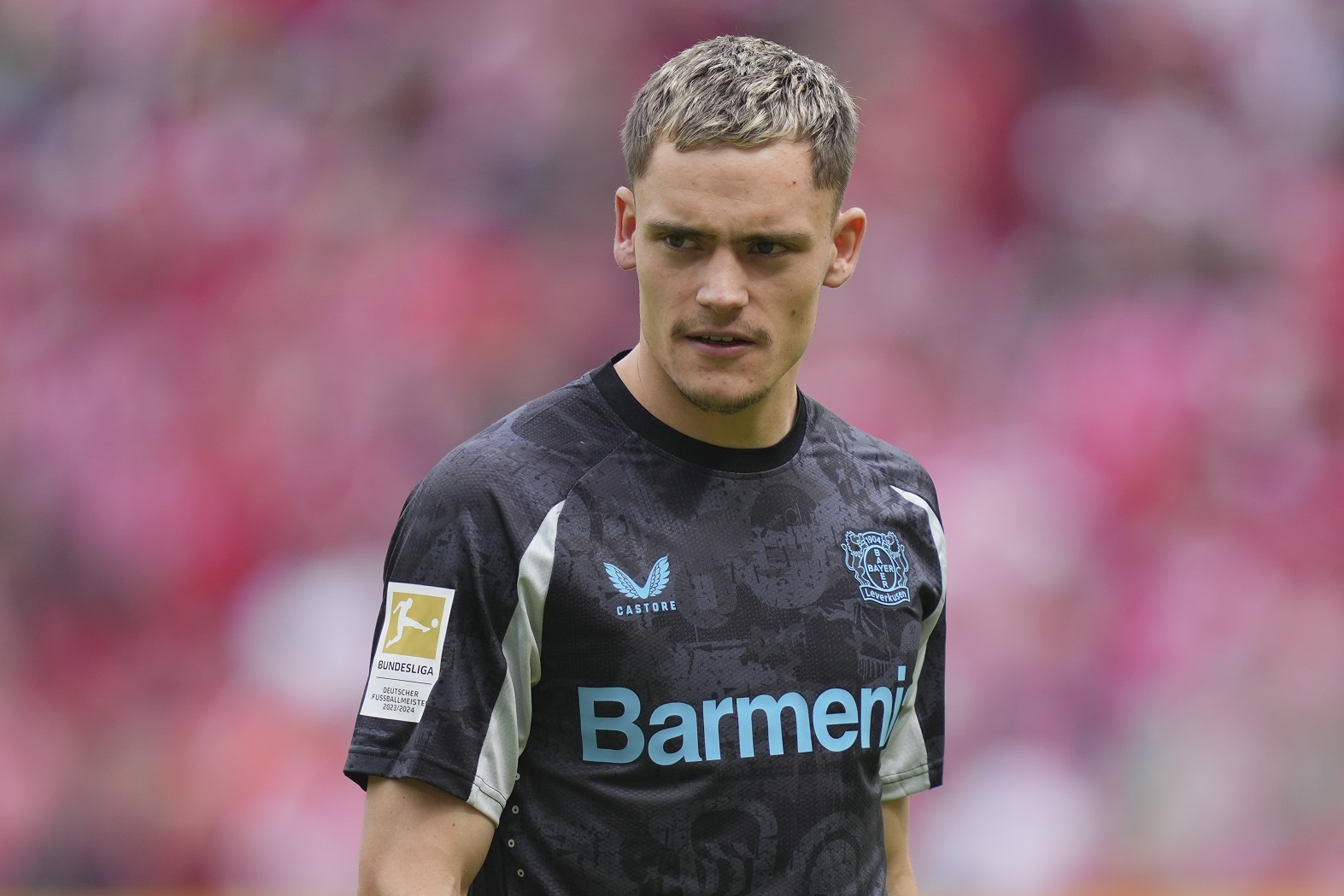Florian Wirtz in action for Bayer Leverkusen