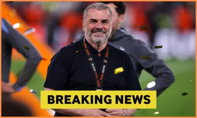 Tottenham manager Ange Postecoglou