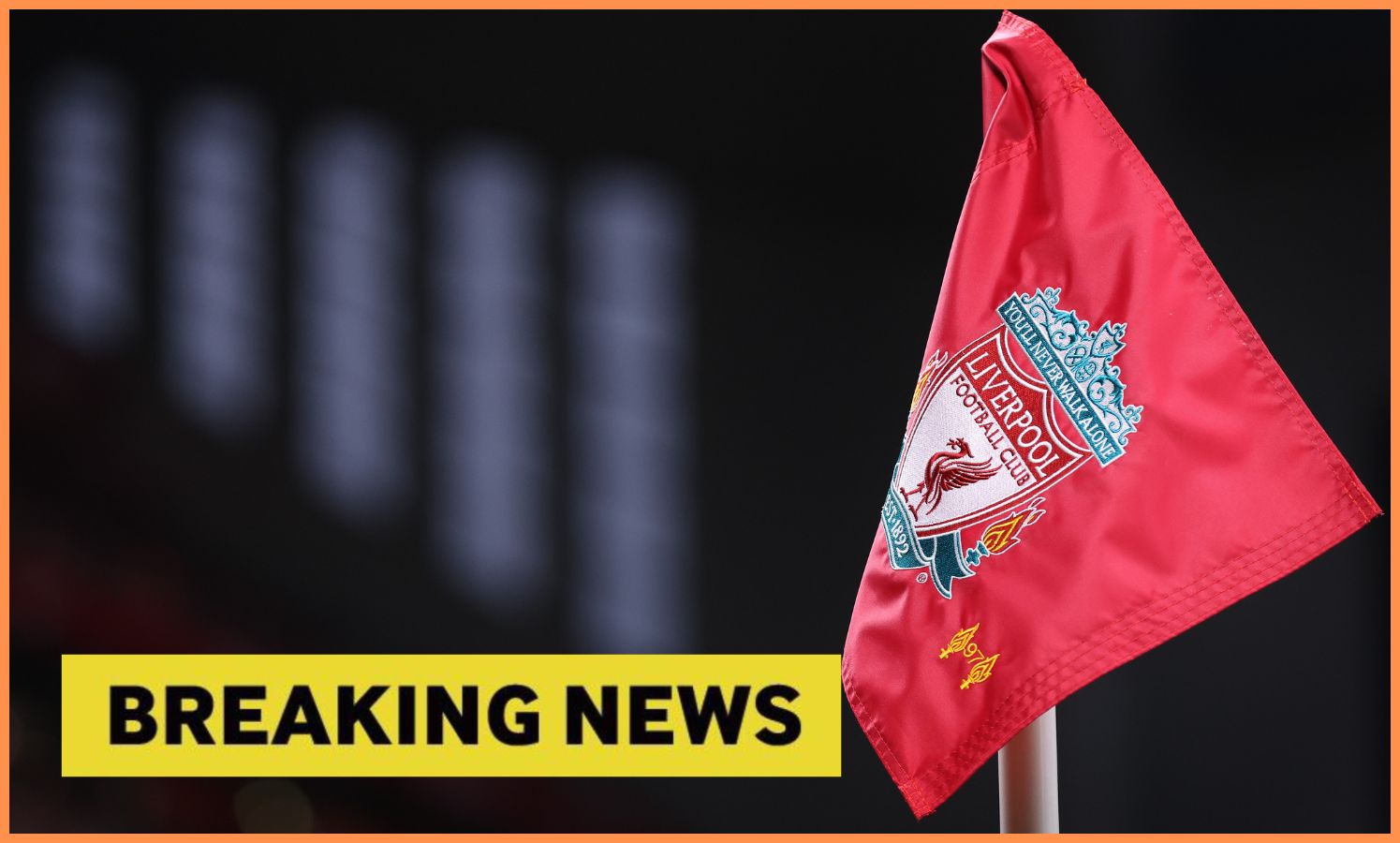 Liverpool flag at Anfield