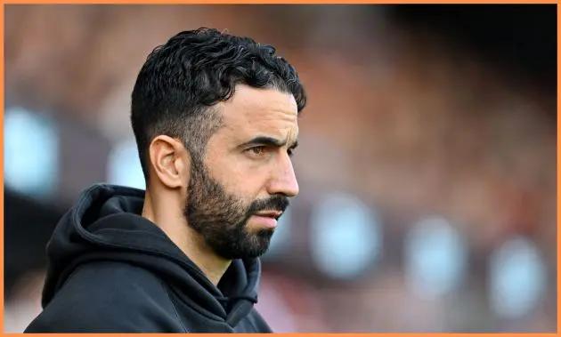 Man United manager Ruben Amorim
