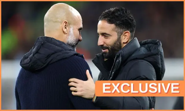 Ruben Amorim and Pep Guardiola