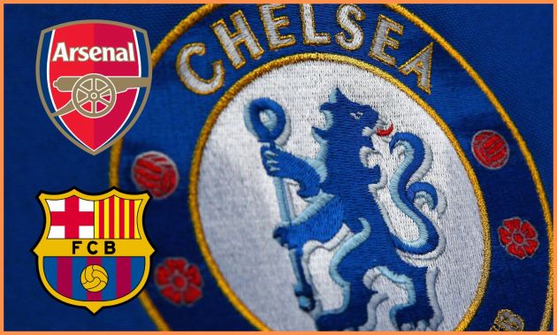 Chelsea FC logo close up