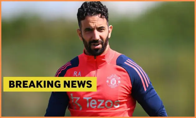 Man United manager Ruben Amorim