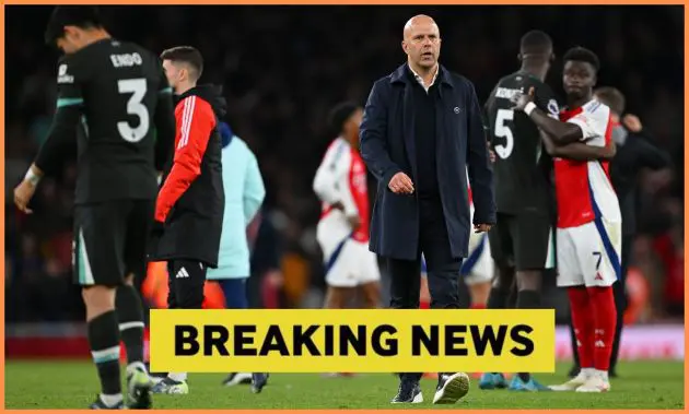 Arne Slot breaking news