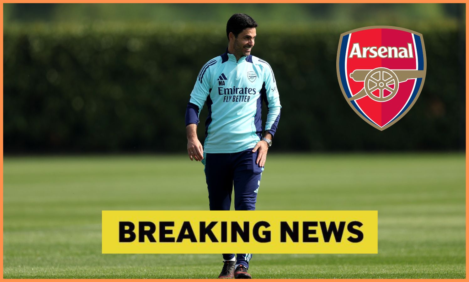 Arsenal manager Mikel Arteta