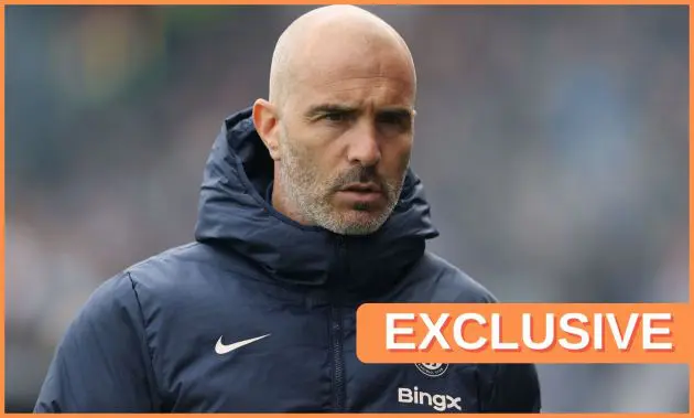 Chelsea manager Enzo Maresca