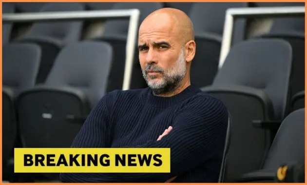 Man City manager Pep Guardiola