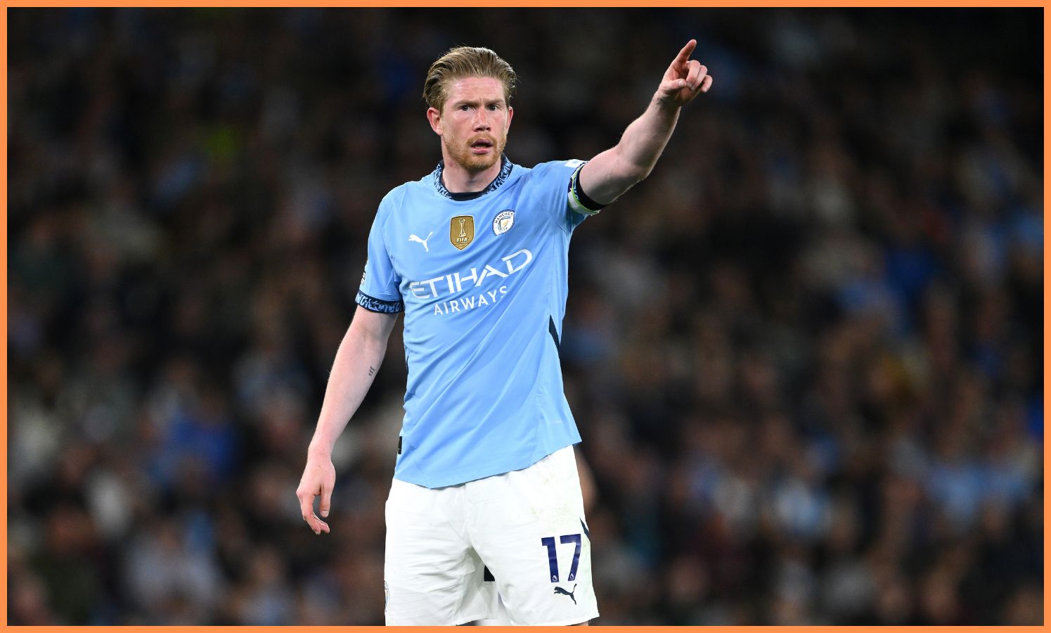 Man City midfielder Kevin De Bruyne