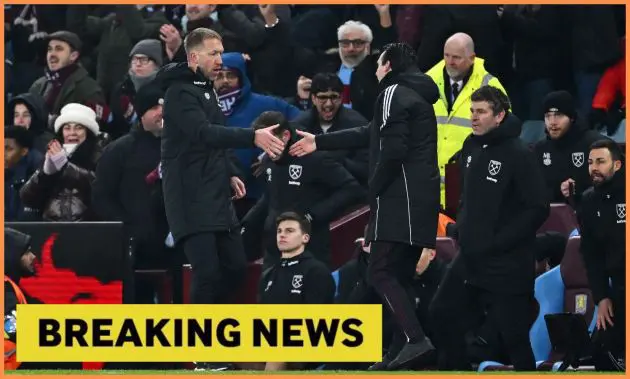 Graham Potter and Unai Emery