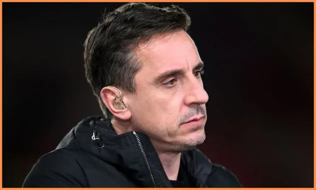 Gary Neville on punditry duty