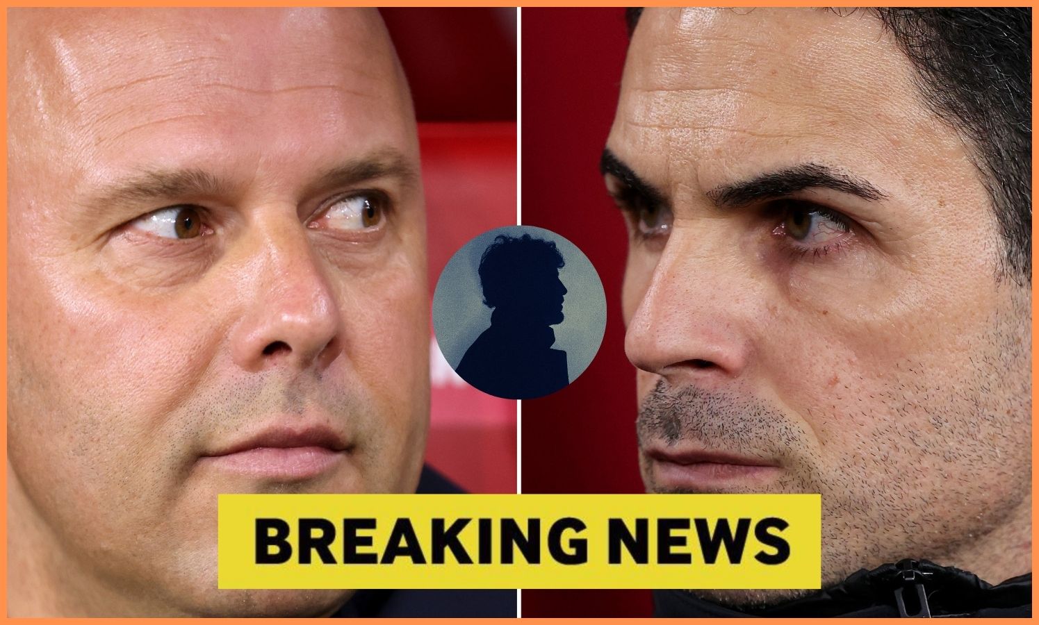 Arne Slot and Mikel Arteta