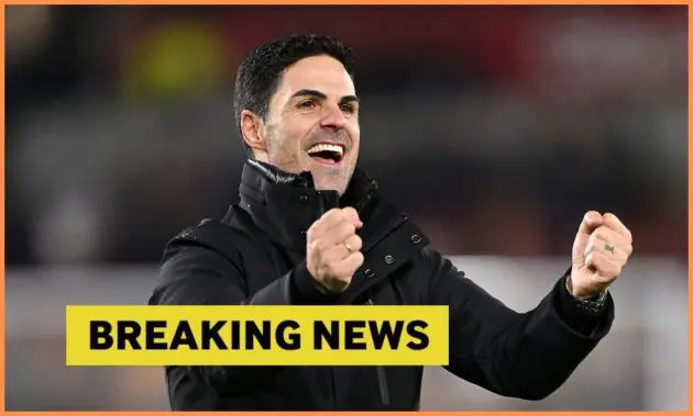 Arsenal manager Mikel Arteta