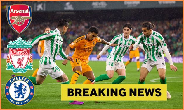 Rodrygo Goes in action for Real Madrid against Real Betis