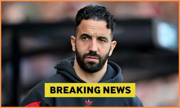 Man United manager Ruben Amorim