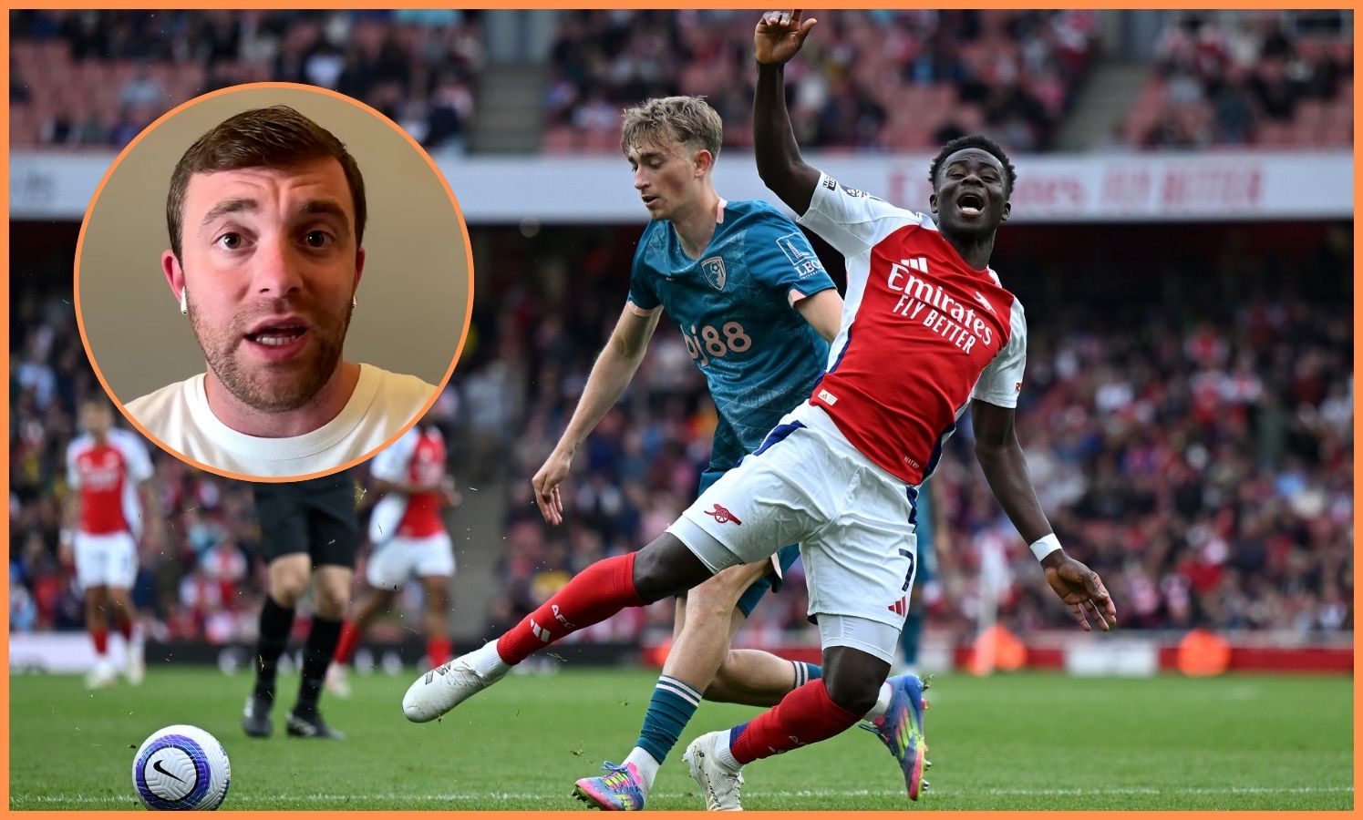 Fabrizio Romano, Dean Huijsen, and Bukayo Saka