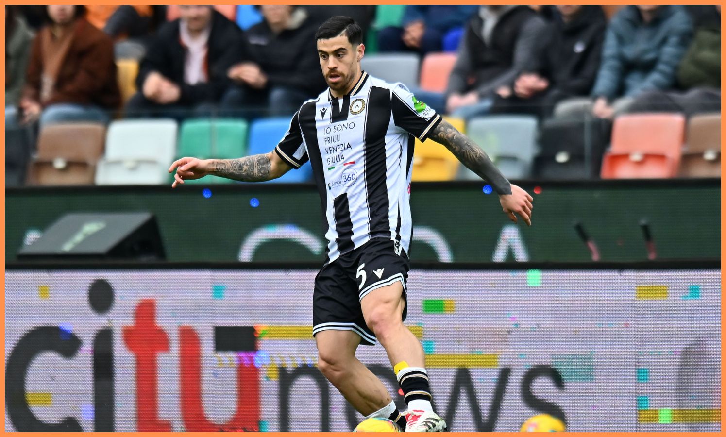 Martin Payero in action for Udinese