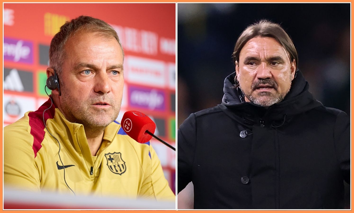 Hansi Flick and Daniel Farke