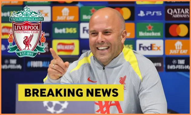 Liverpool manager Arne Slot
