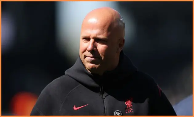 Liverpool manager Arne Slot