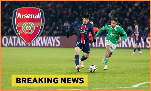 Lee Kang-in in action for PSG