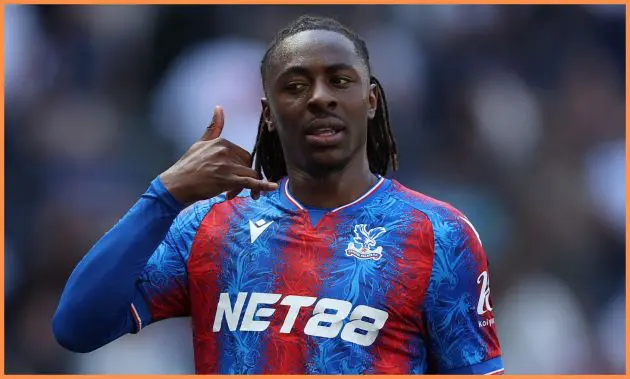 Eberechi Eze in action for Crystal Palace