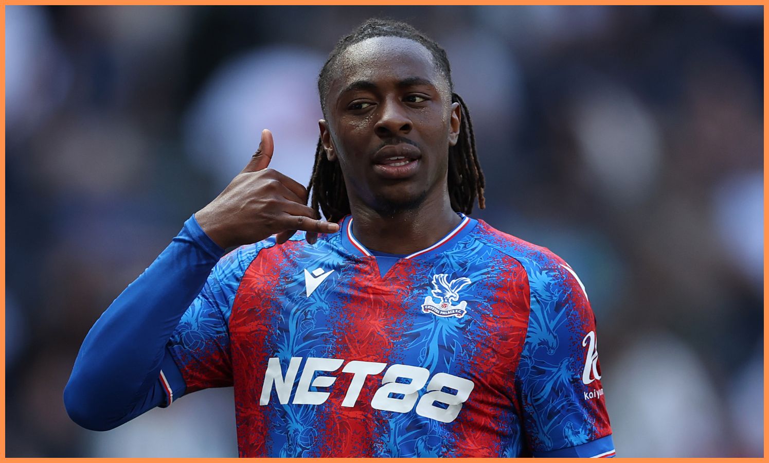 Eberechi Eze in action for Crystal Palace